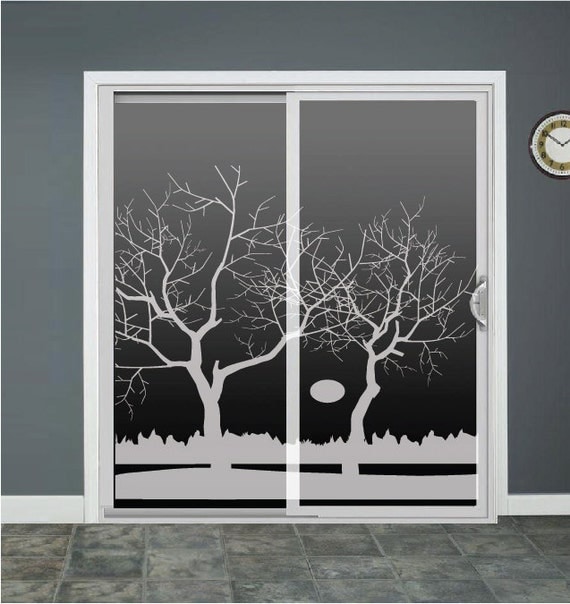 Items Similar To Winter Tree Lake Glass Door Decals Sliding Door Decal   Il 570xN.780576590 Im9z 