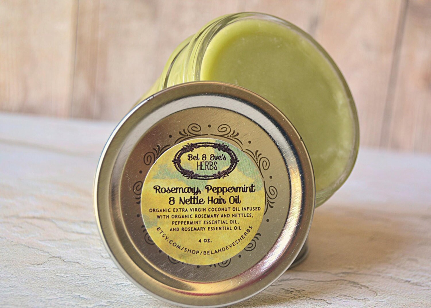 Infused Coconut Hair Oil by BelandEvesHerbs