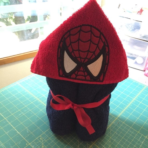 Web Hero Hooded Towel