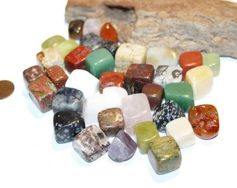 Healing crystals, Mixed Gemstone Lot, Undrilled, Polished Gemstones, Assorted Gemstones, Healing Stone, Chakra Reiki Crystal Healing Wicca