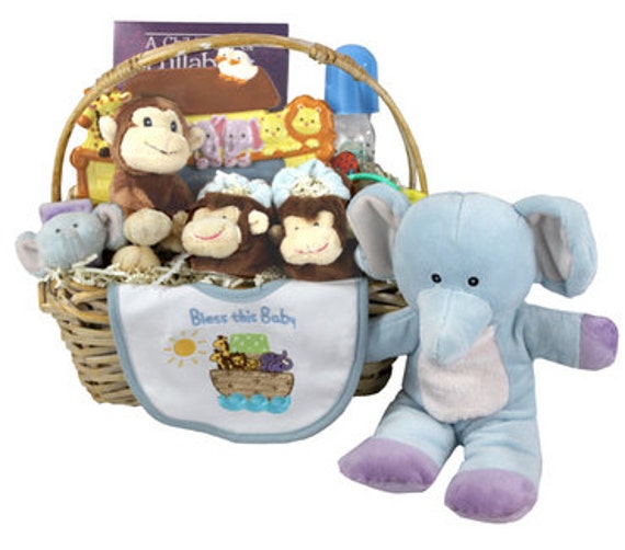 Noah's Ark Baby Gift Basket