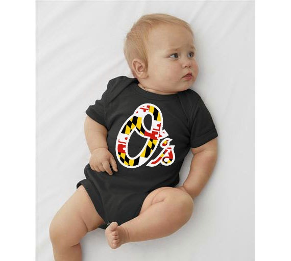Os MD Flag Baby Onesie MD Flag Baby Onesie Orioles by ...