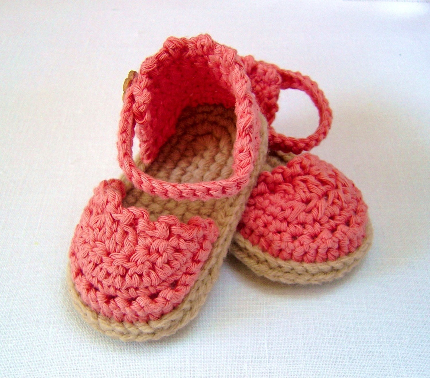 CROCHET PATTERN Baby Espadrille Sandals Easy Photo Tutorial