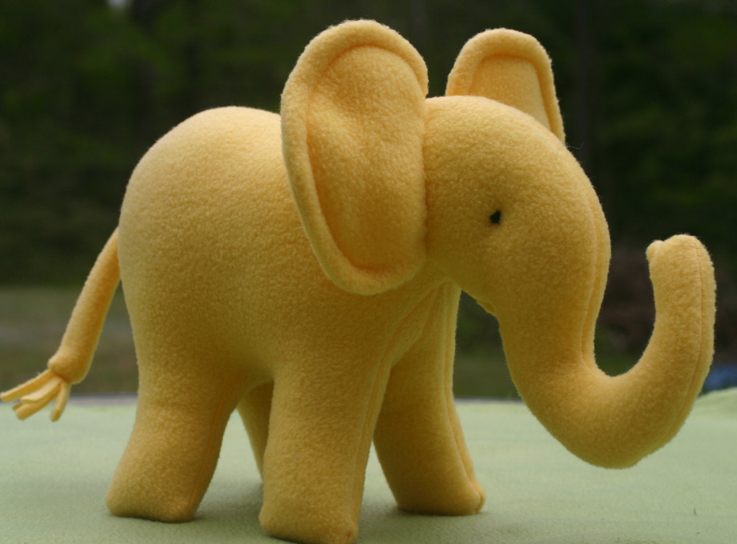 yellow elephant plush