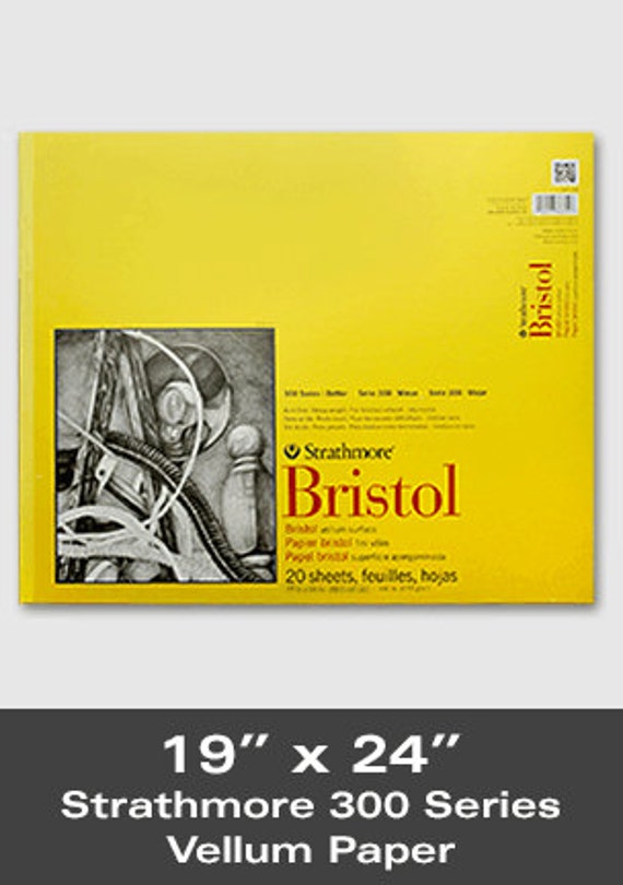 strathmore 300 Series Vellum Paper 19 x 24 by BeachStoneBoutique