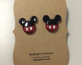 Mickey Mouse earrings