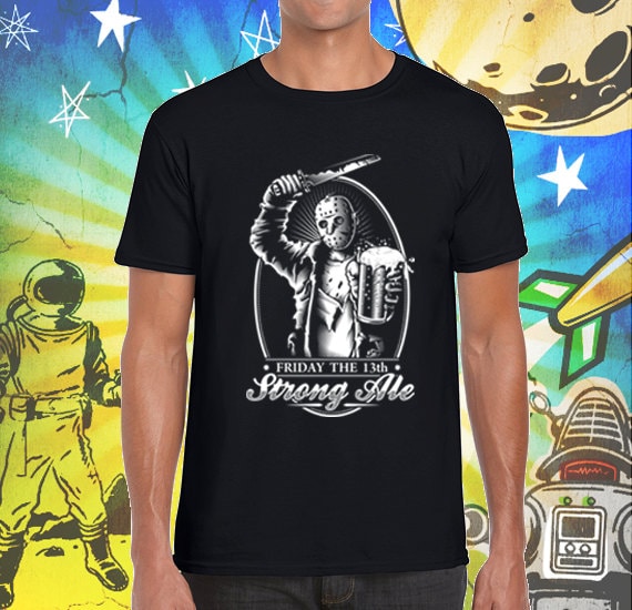 Jason's Strong Ale Men's TShirt Friday the Thirteenth