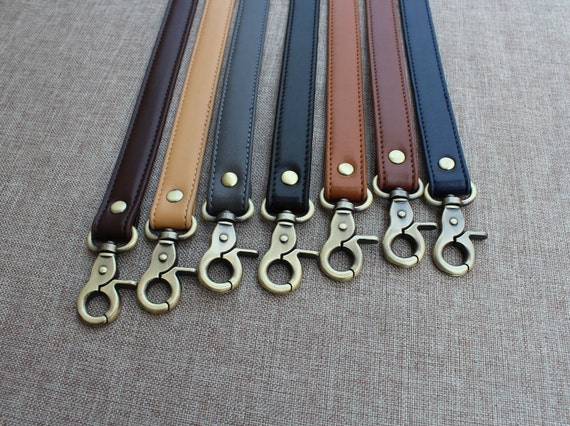 1 PCS 23 inch length 0.8 inch wide Double PU Leather Straps
