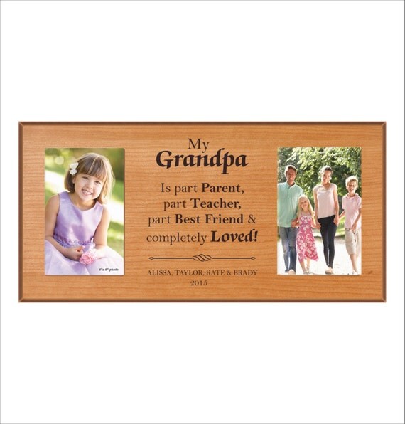 Personalized Gift for Grandpa Grandfather by BeInspiredKeepsakes