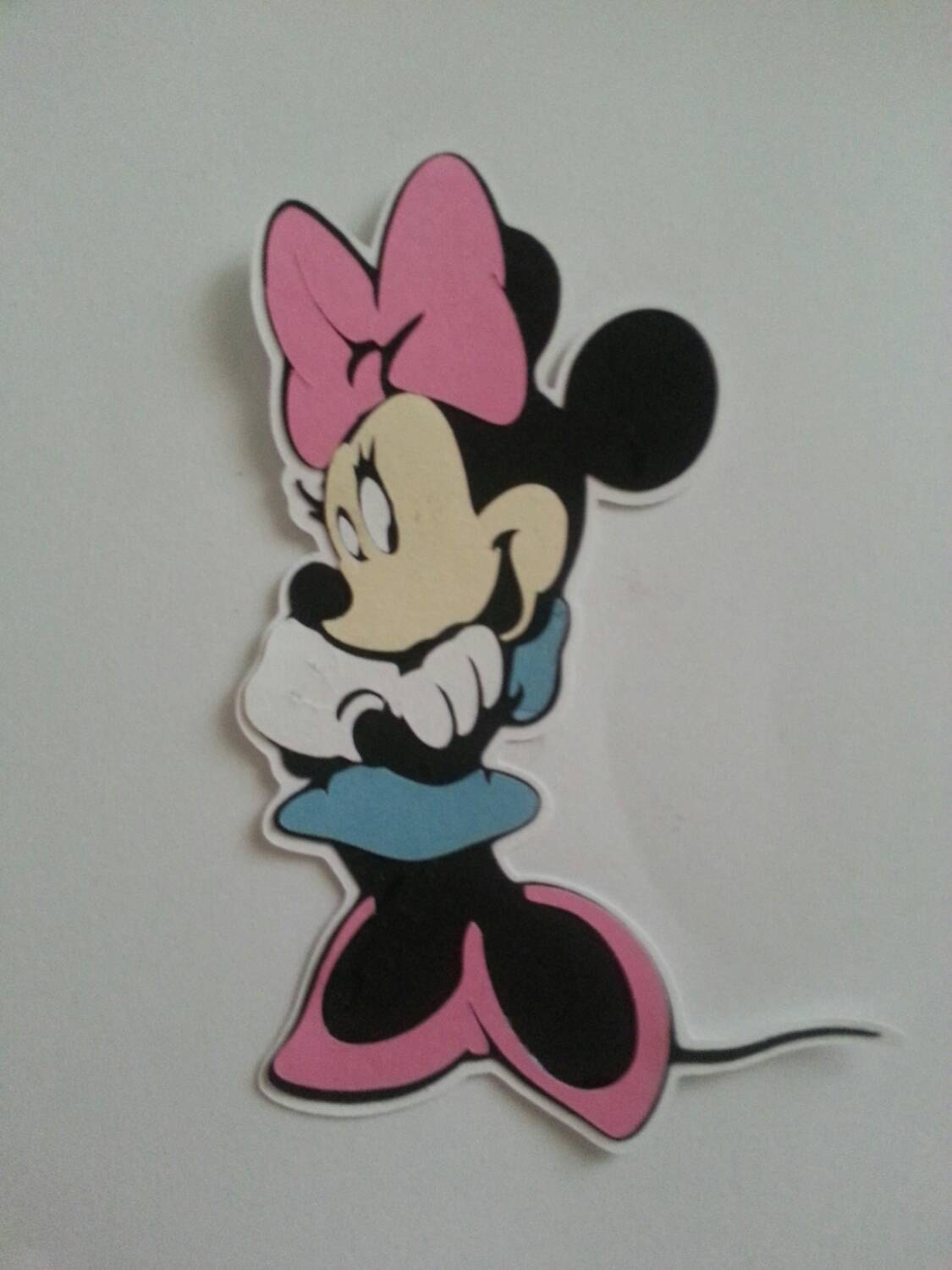 Disney Minnie Mouse Cricut cutout Scrapbook Decoration