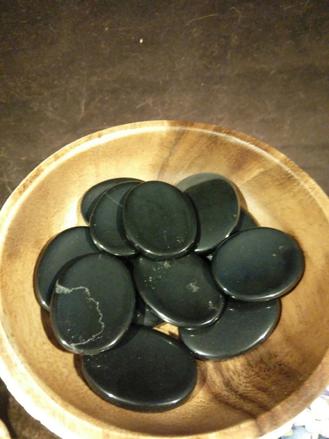 Black Onyx Worry Stones / Protection / Self Control