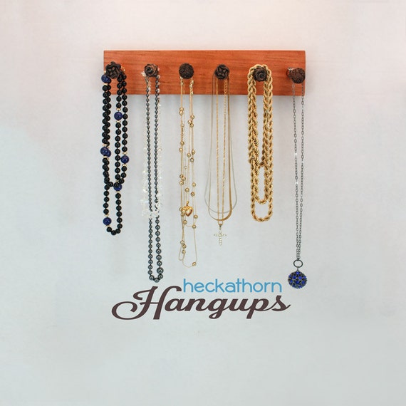 Necklace Hanger Medium Necklace Rack by HeckathornTurnedWood