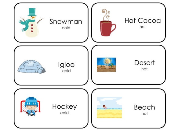Download and print your own Hot and Cold Flash by teachatdaycare