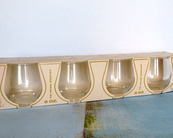 4 Anchor Hocking 9oz Glasses In Original Packaging