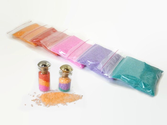 Colored Sand Bags 5 Colors Sand Bags with 30g each DIY Sand