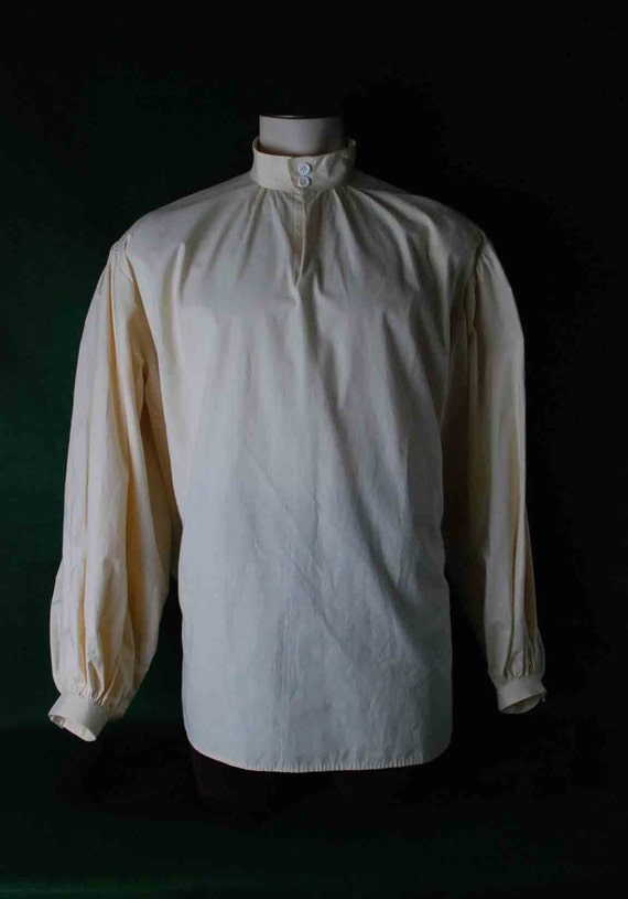 18th Century Men's Colonial Shirt 100% Cotton Hand Sewn