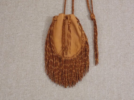 Deerskin Medicine Bag.Shaman Bag.Native American by QueensDungeon