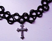 Cross Tattoo Choker