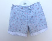 Pantaloncini Bermuda Petit Bateau Bimba - Blu, 100% Cotone Biologico | Taglia 6 Mesi - Foto 4