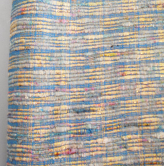 Items similar to Raw silk fabric. Metallic rough weave raw silk fabric