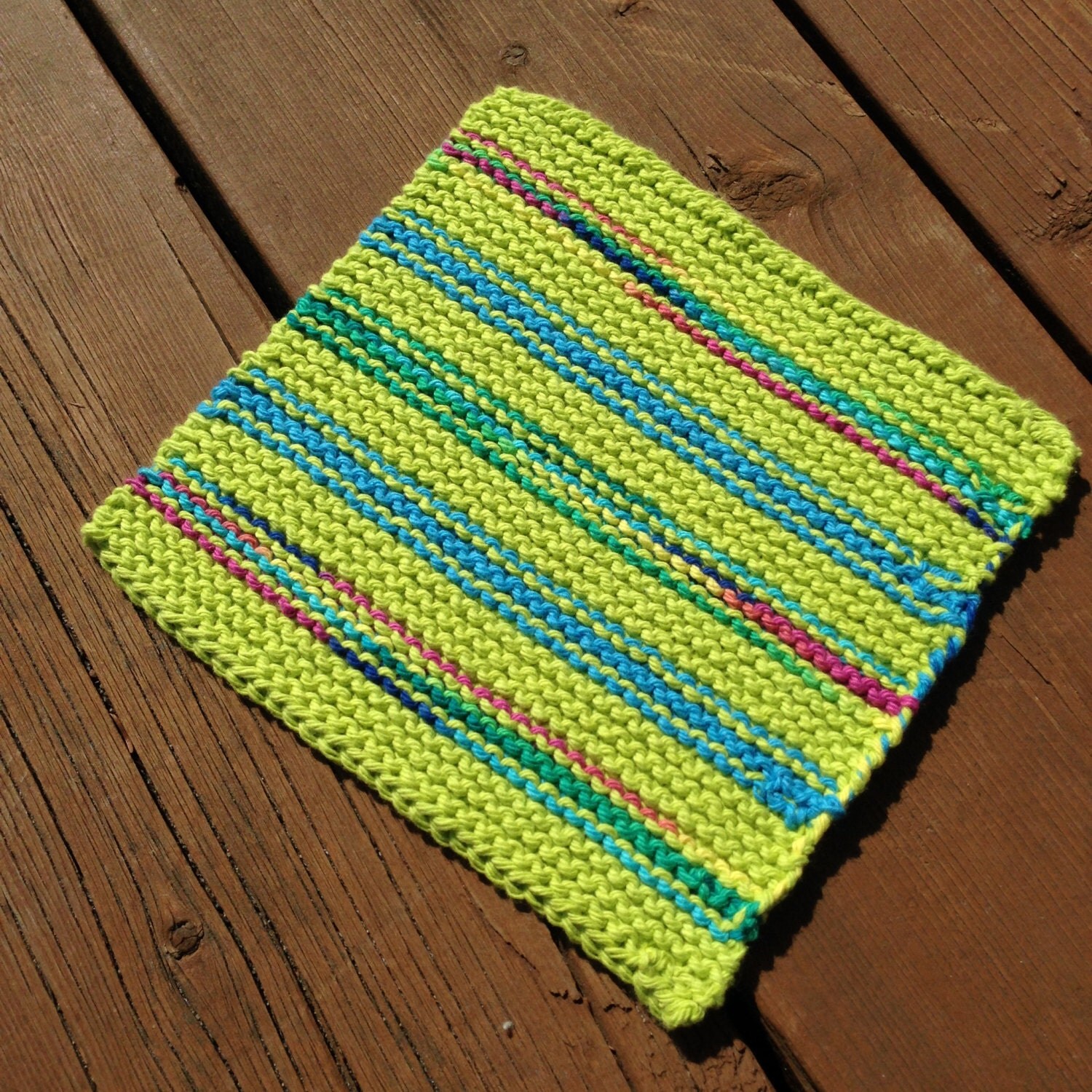 Dishcloth Knitted Dishcloth Cotton Dishcloth Washcloth by Bahde
