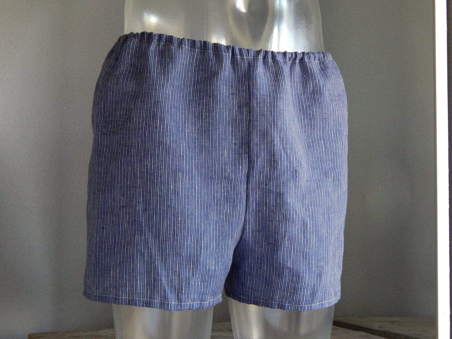 Linen Boxer Shorts Men Flax Underwear 100 % Flax Hand Made