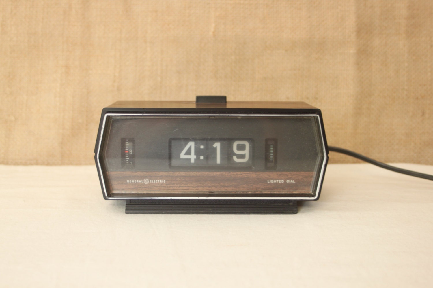 Vintage Flip Clock Space Clock Flip Number by PurpleFinchVintage