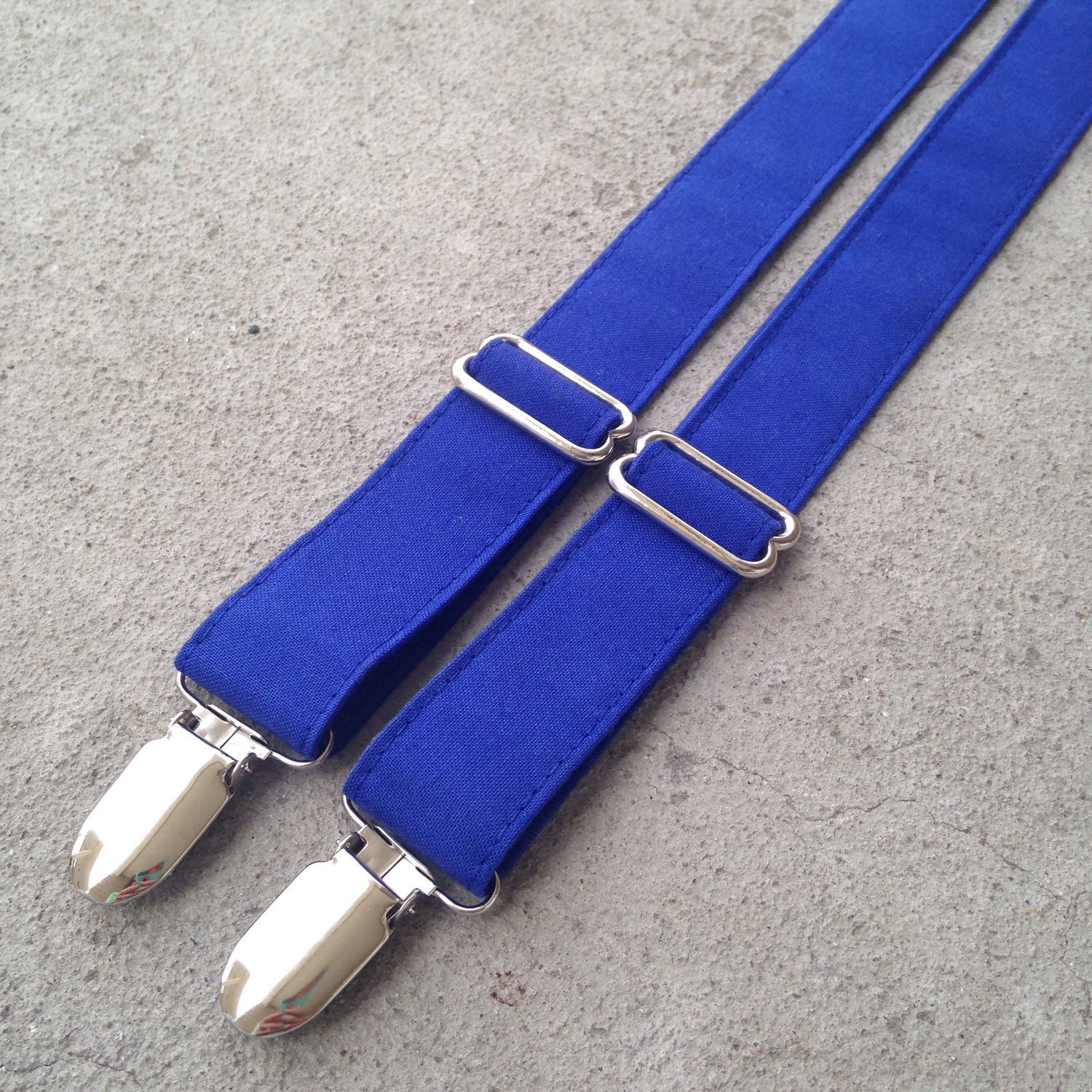Royal Blue/ Horizon Bow Tie and Suspender Set for men boys