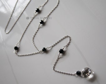 Long Y Necklace, Long Necklace, Layering Necklace