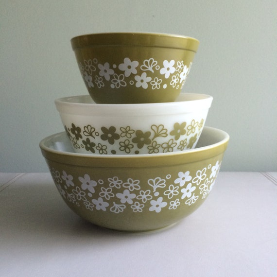 pyrex mixing bowl set