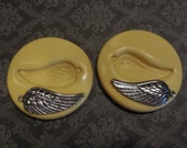 Feather, Wing Mold, Silicone mold, craft mold, porcelain, resin, jewelry, clay's mold, flexible, Charms, Gold and Silver Materials.