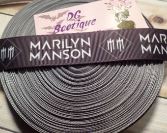 Marilyn Manson Grosgrain ribbon
