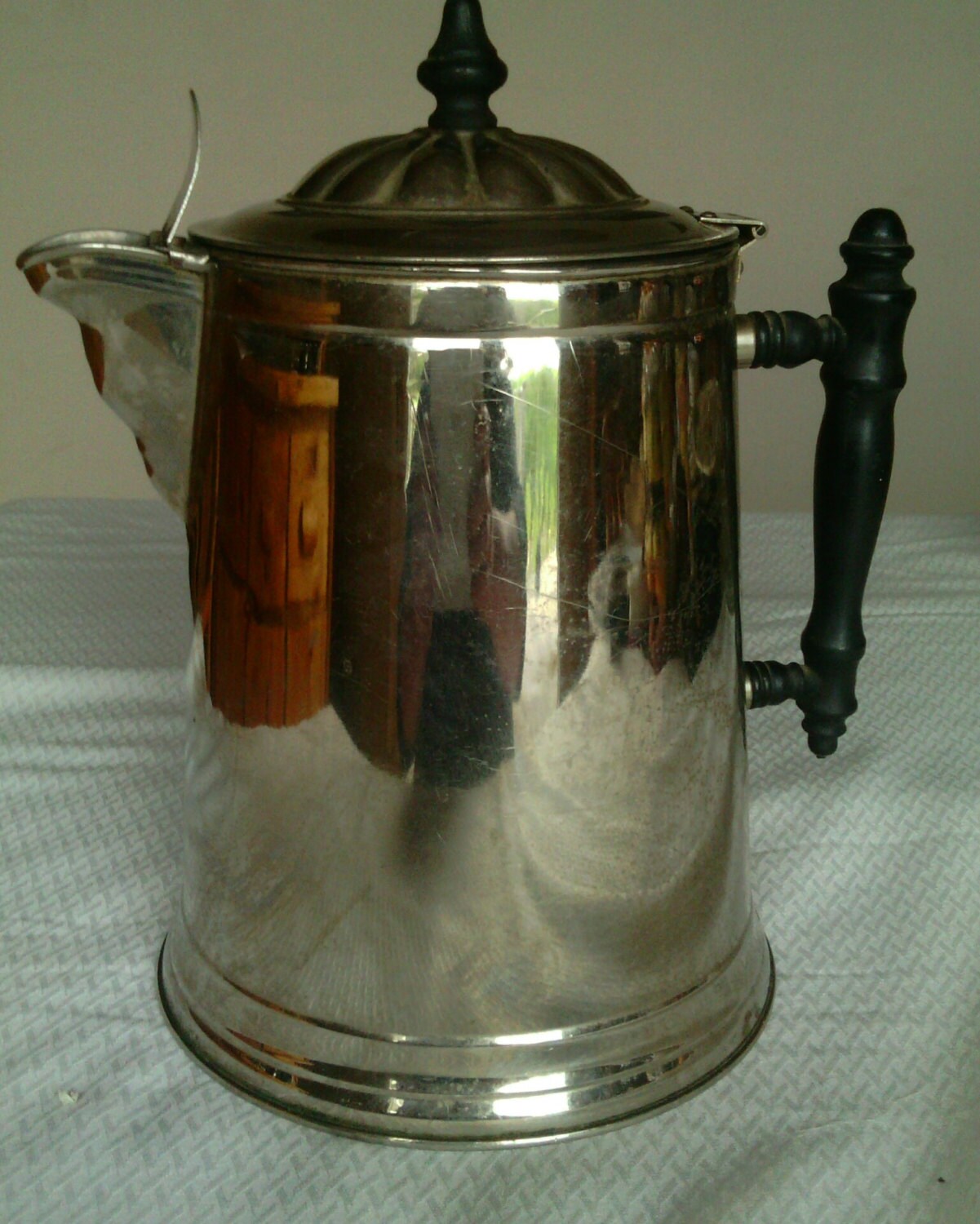 Stainless Steel Two Quart Cowboy Coffee Pot