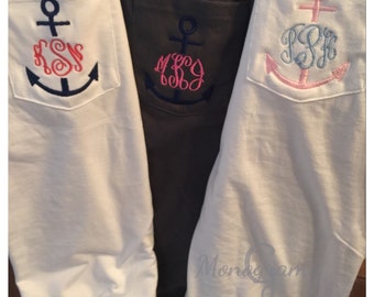 monogrammed oxford shirt