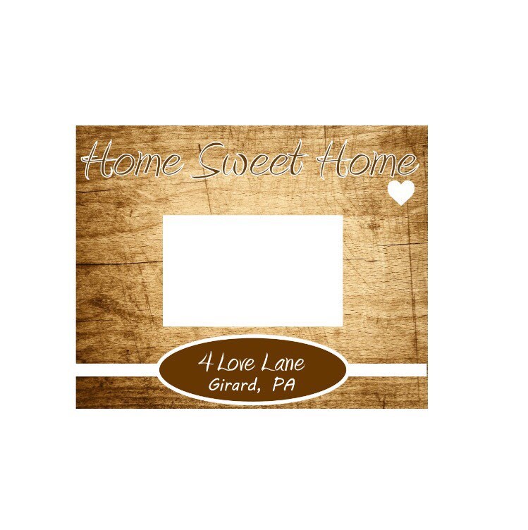 Our First Home Picture Frame/ Home Sweet Home Frame