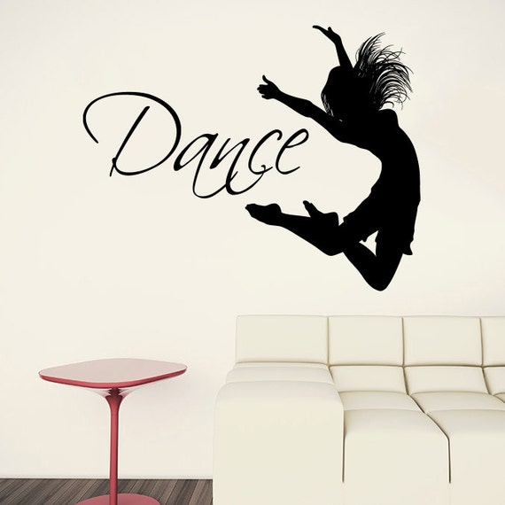 Wall Decal Quote Dance Quotes Vinyl Sticker by TrendyWallDecals