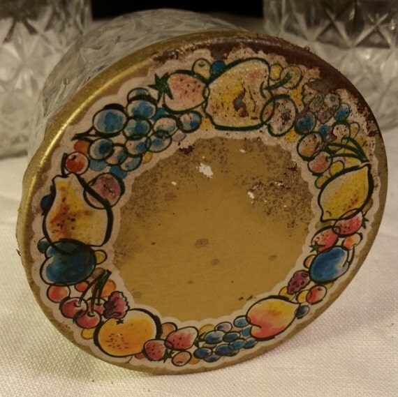 Ball Quilted Crystal Jelly Jars Vintage Set of 4 Quilted Ball