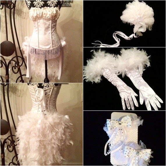 bride burlesque costume
