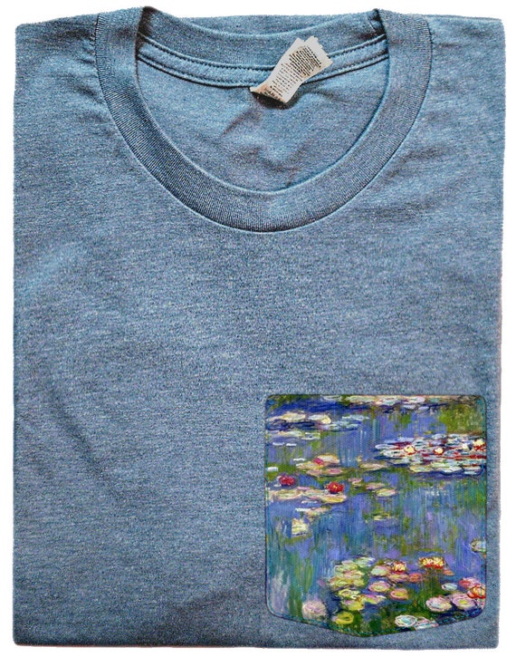 monet water lilies shirt