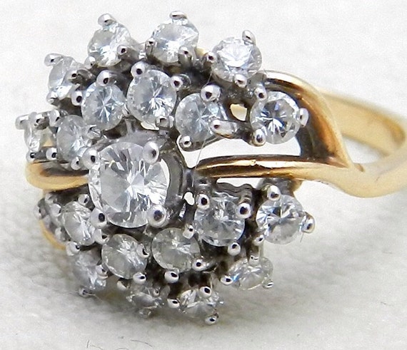 Art Deco Era Engagement Ring One Carat 1.00 by DiamondSoulShop