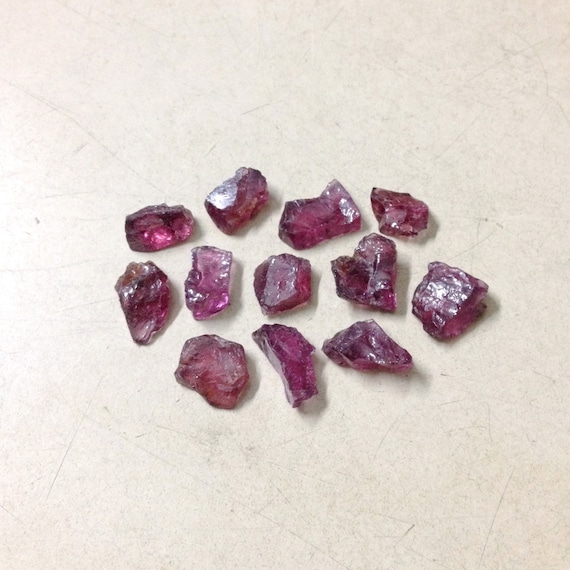 Rough Rhodolite Garnet raw garnet crystal by TheCrystalFamily