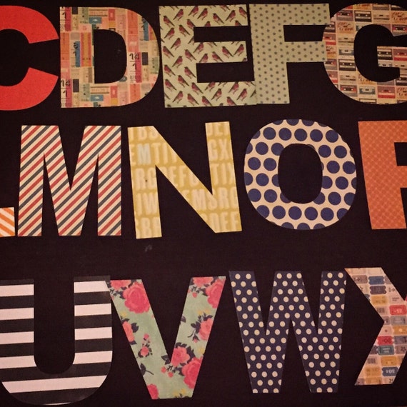 Alphabet Banner Letter Banner ABC's Play Room