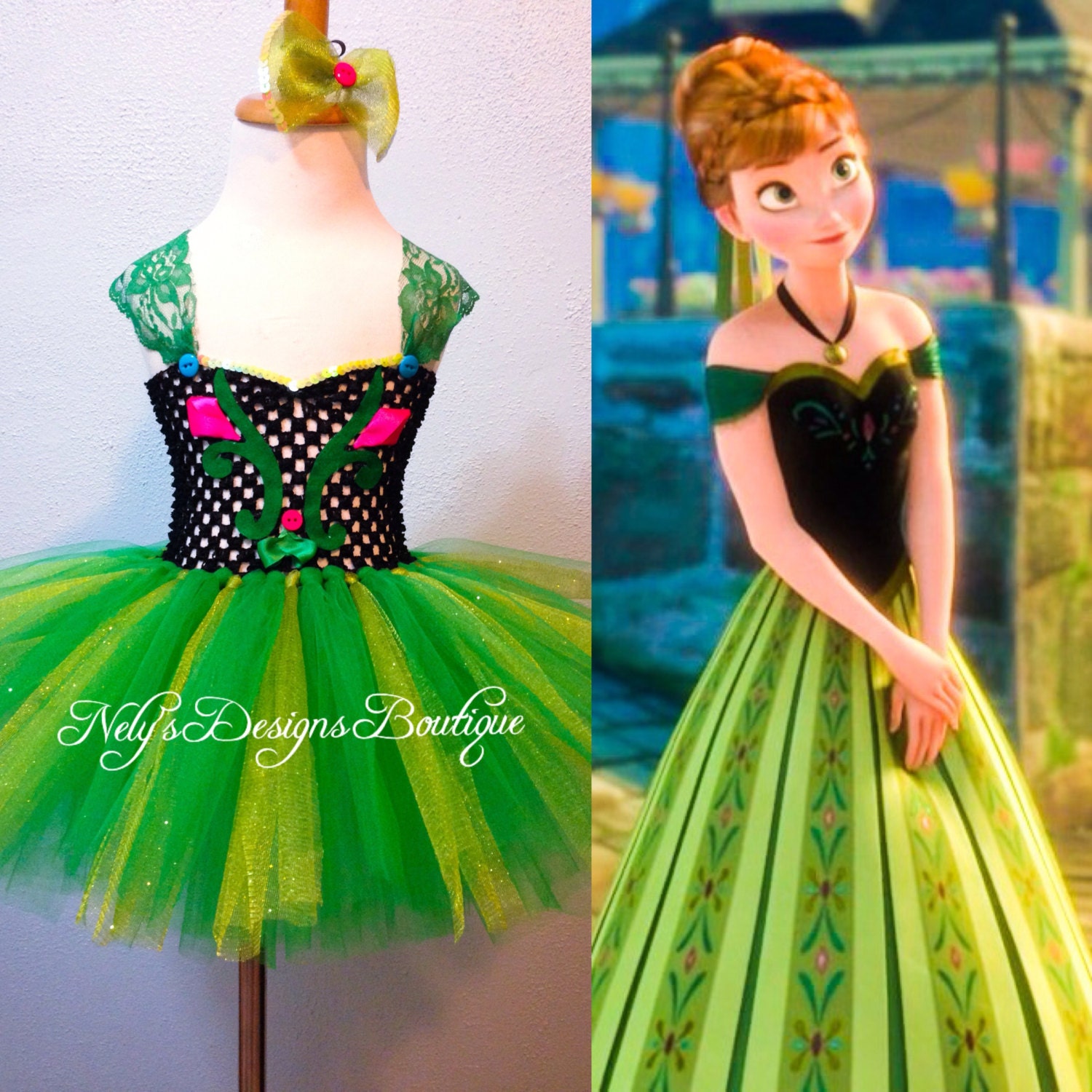 anna costume green