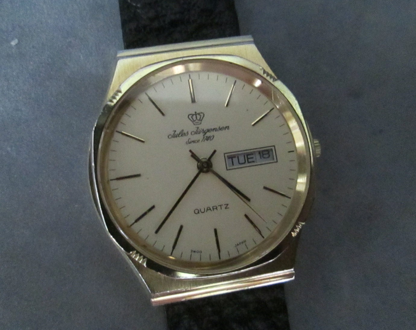 Vintage Jules Jurgensen Quartz UltraThin GoldFilled