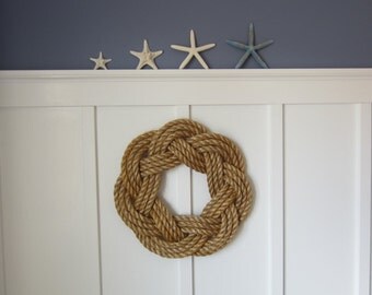 Rope wreath - Nautical wreath - Maritime wreath