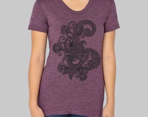 henna color shirt