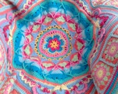 Sophies Garden Crochet Baby Blanket 31" x 31"