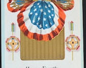 Fourth of July Postcard Patriotic Postcard