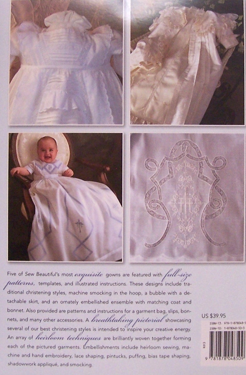 Baptismal Christening Gowns Best of Sew Beautiful Five exquisite gowns with fullsize patterns