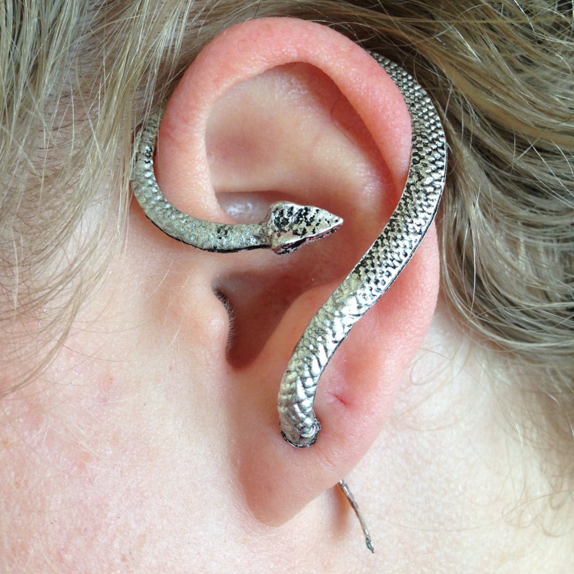 Egyptian Snake Ear Cuff Ear Cuff Snake EarCuff by HanciaCo